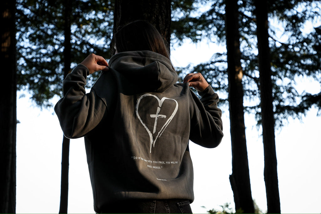 John 8:36 Oversized Hoodie