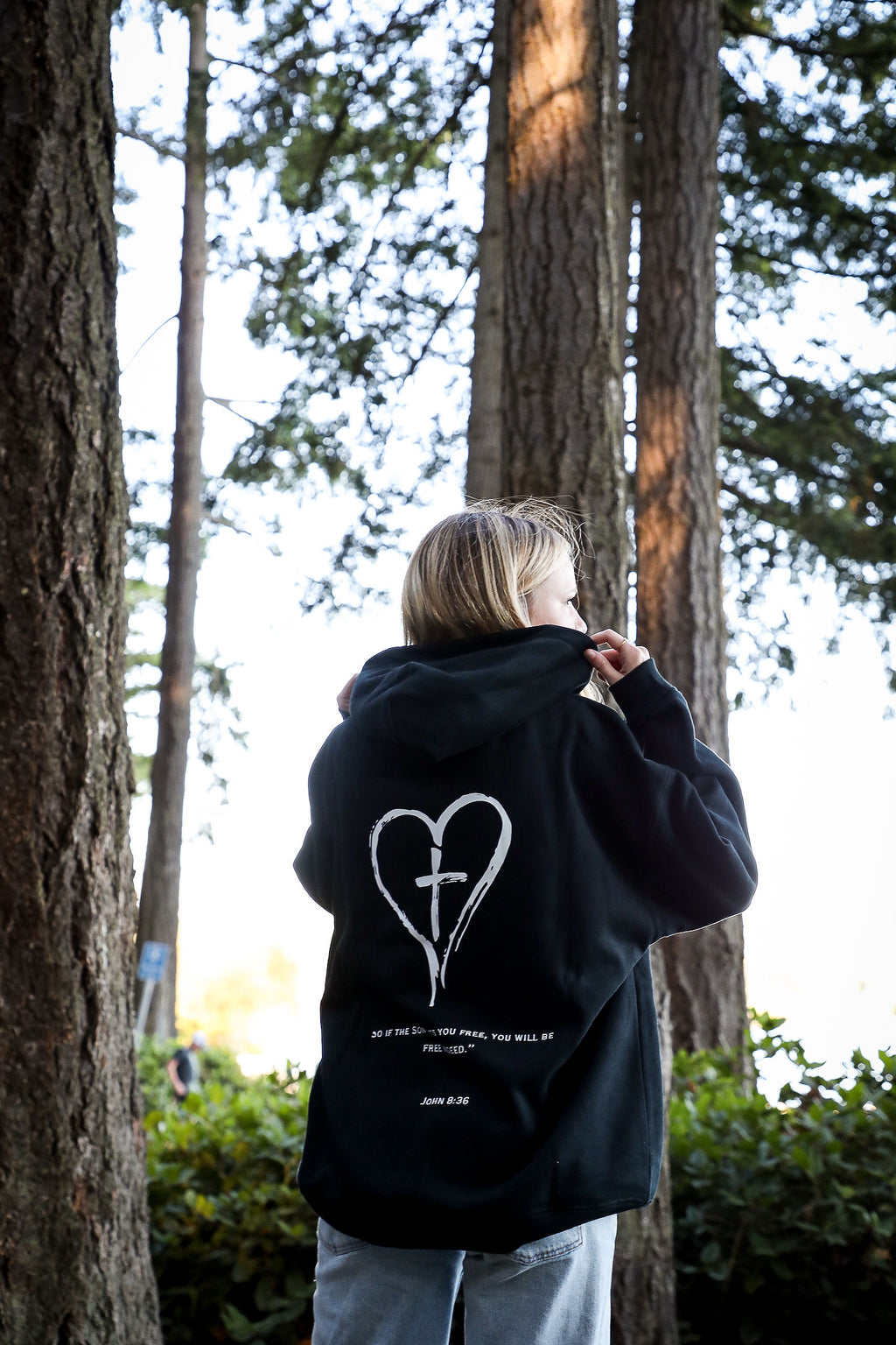 John 8:36 Oversized Hoodie