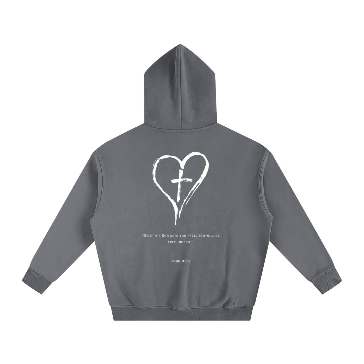 John 8:36 Oversized Hoodie